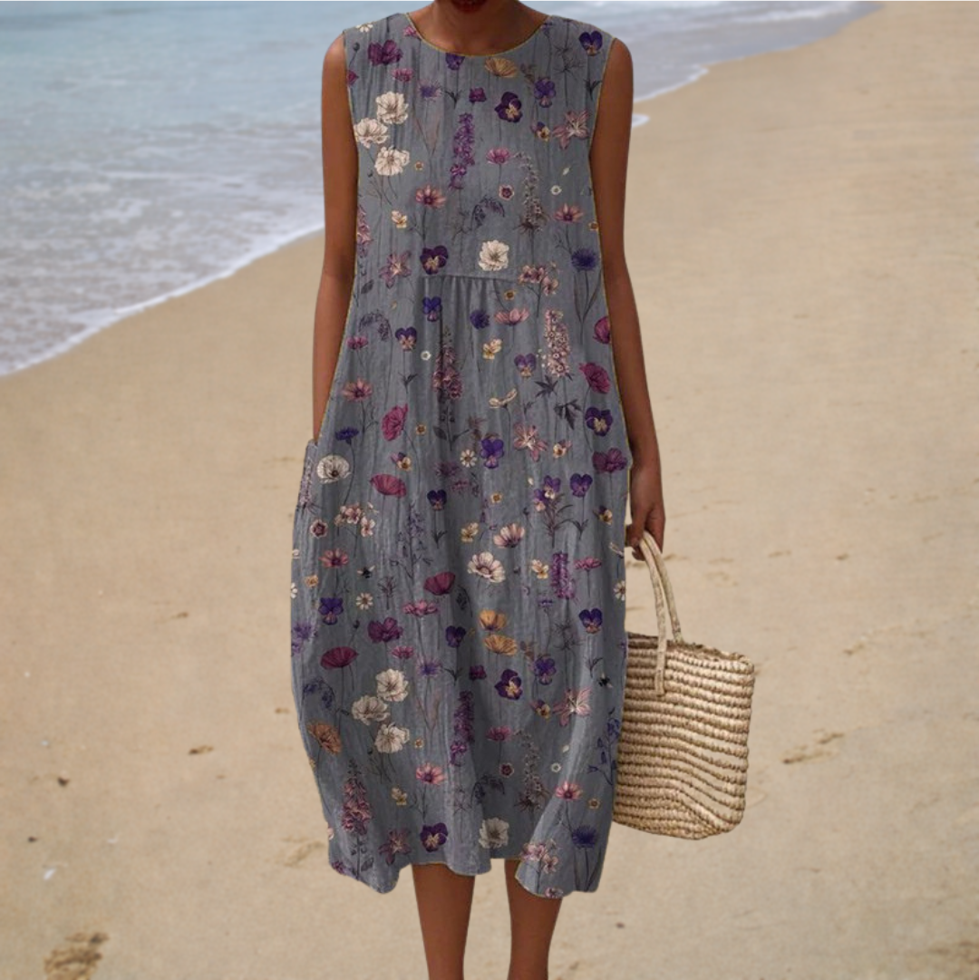 Vestido de verano cómodo sin mangas