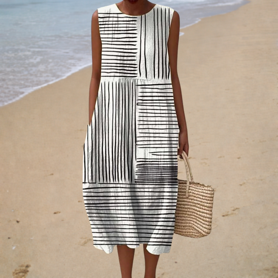 Vestido de verano cómodo sin mangas
