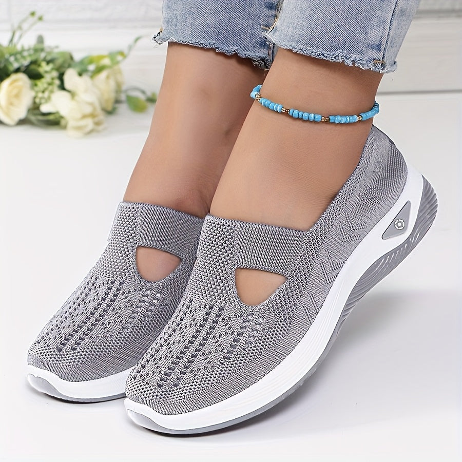 Zapatillas deportivas fáciles de poner, comodidad estable
