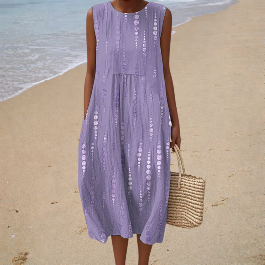 Vestido de verano cómodo sin mangas