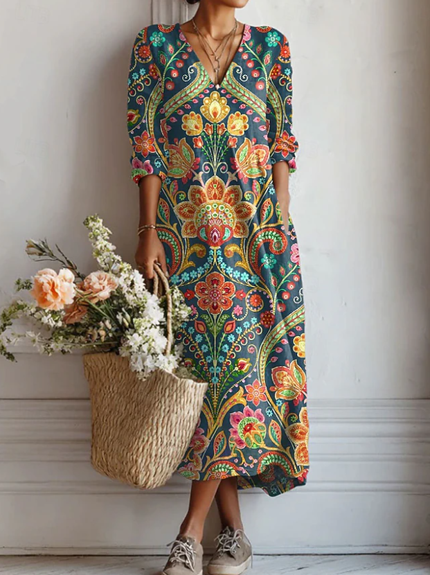 Ámbar | Vestido Largo Fresco