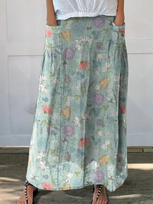 Falda Estampada Ligera
