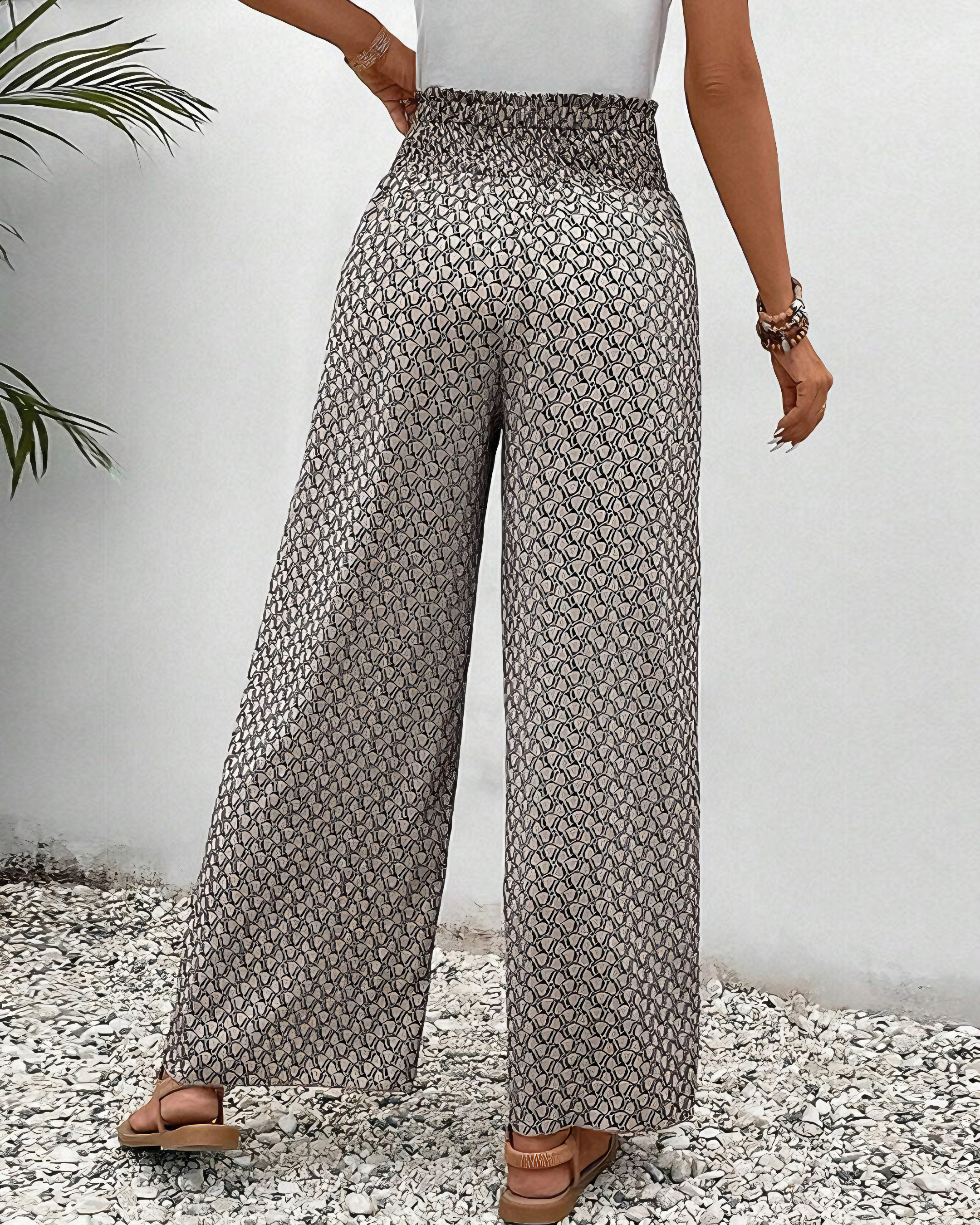 Sahara - Pantalones Anchos Relajados