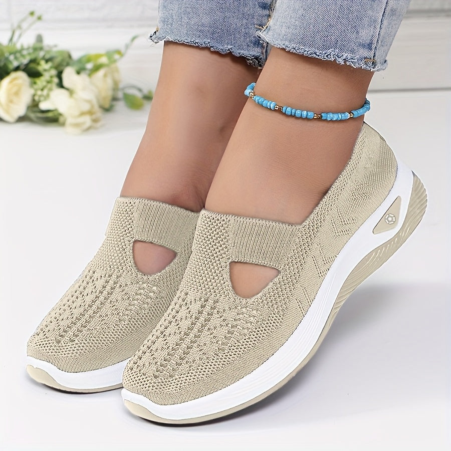 Zapatillas deportivas fáciles de poner, comodidad estable