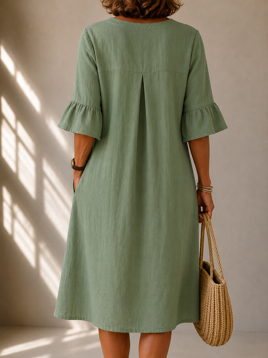 Margarita™ | Vestido de Botones